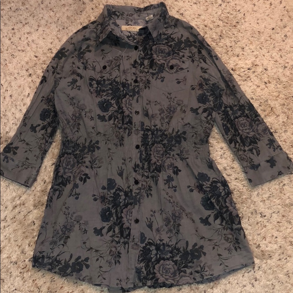 Floral Print Blouse